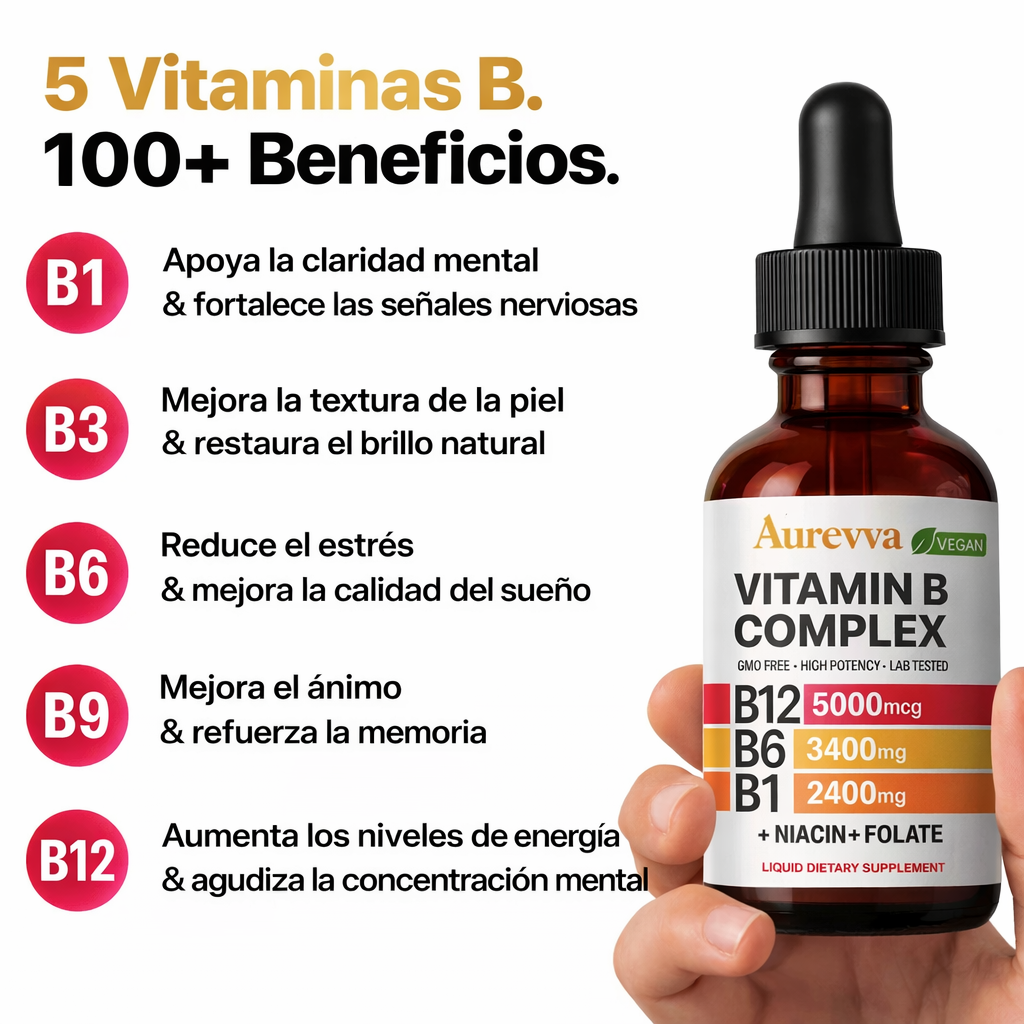 Aurevva™ 5 en 1 Vitamina B Complex